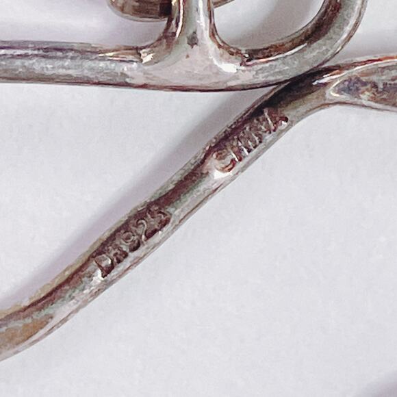 Signed Jay King DTR Agate Gemstone Pendant Necklace Orange White Sterling Silver - Picture 7 of 16